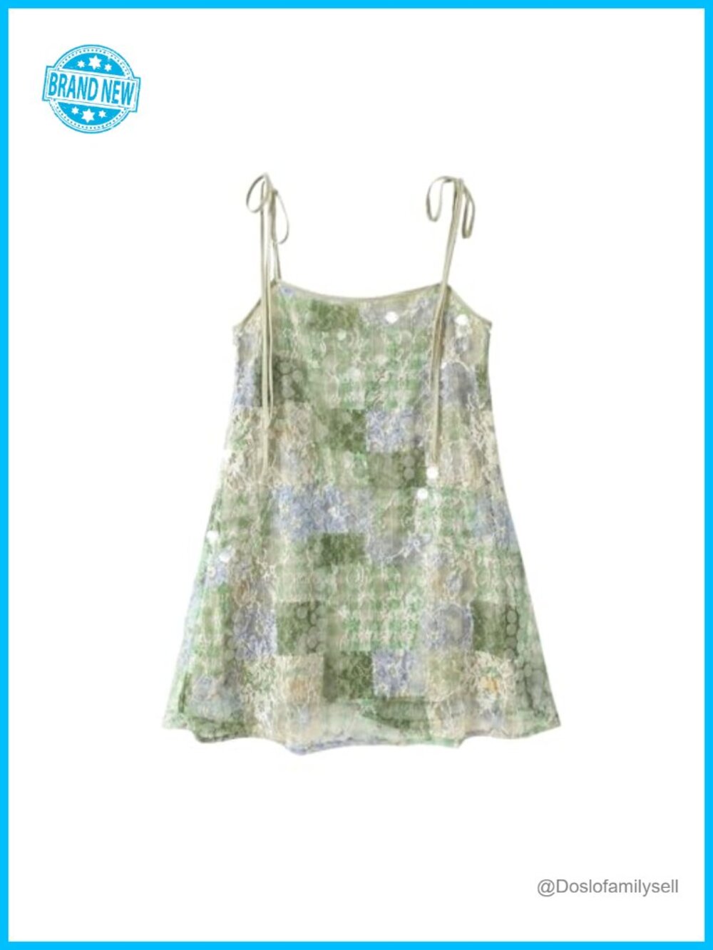 Y2K Sequin Camisole A-Line Mini Dress Spaghetti Strap Party Club
